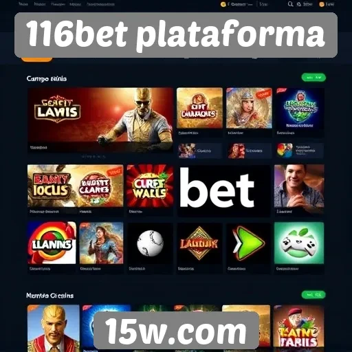 116bet plataforma oferece ampla variedade de jogos